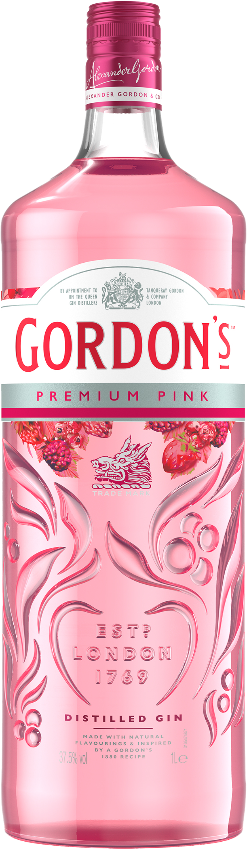 Pink Gordon\'s - 37.5% 100 cl Premium vol