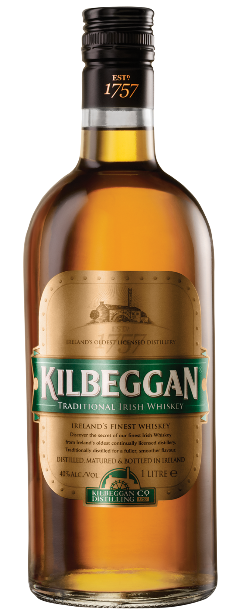 Kilbeggan cl 100 40% vol -