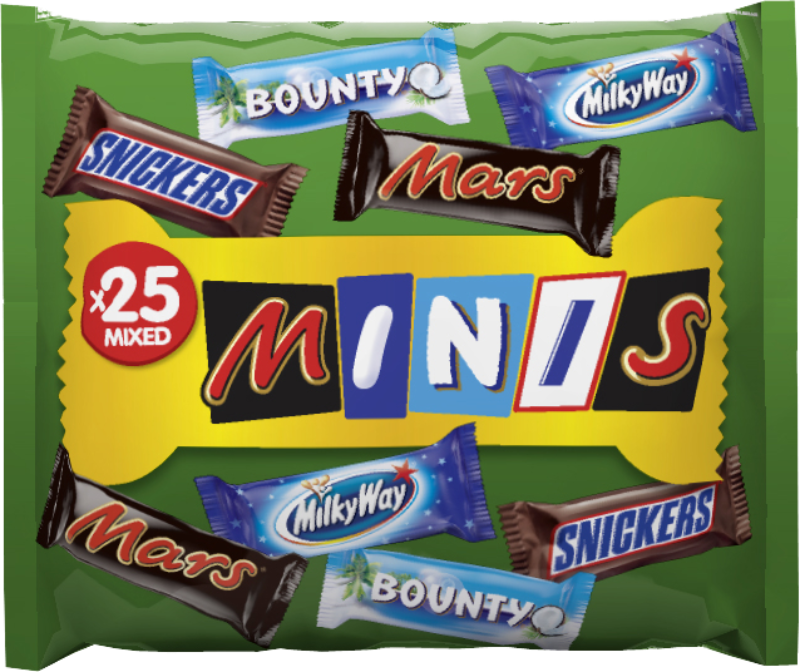 Mars Mixed Minis 1425 g, 1er Pack (1 x 1.425 kg)