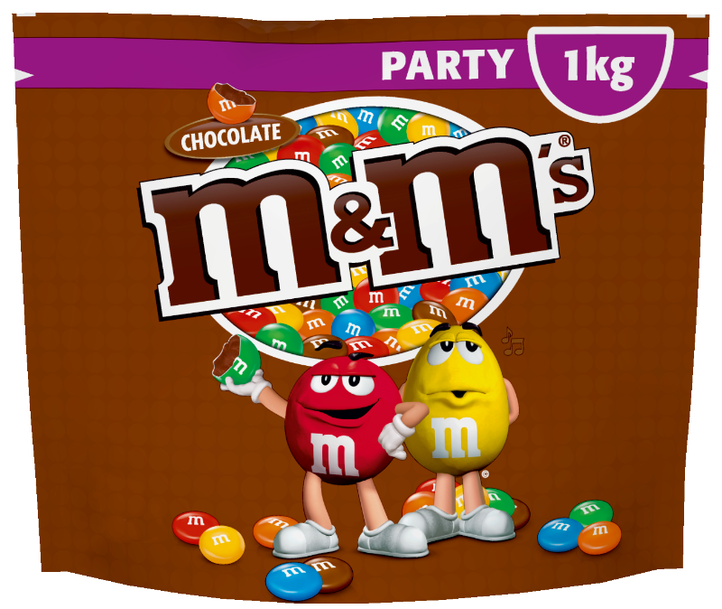 M&M's Peanuts Party Pack 1Kg 