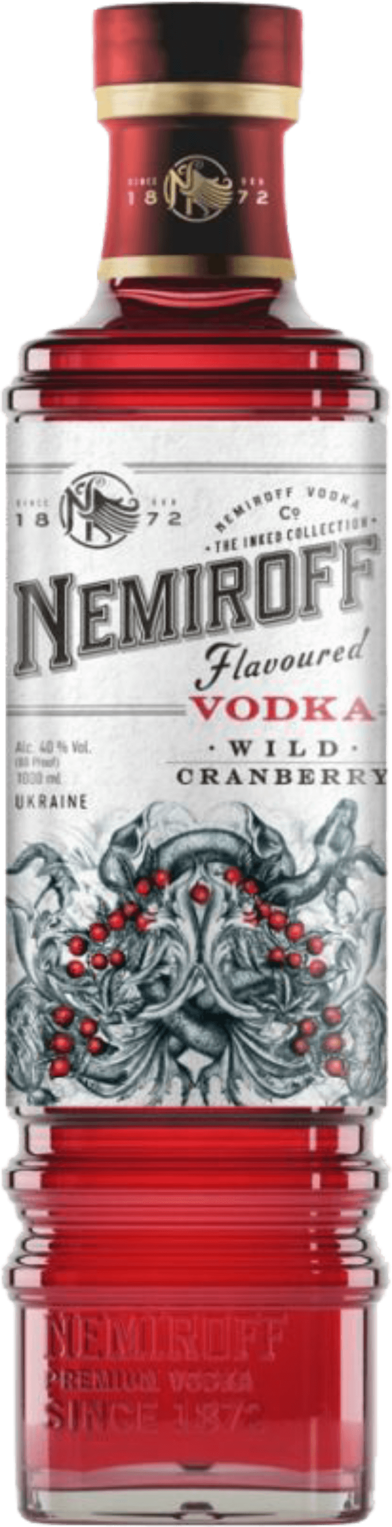 Nemiroff Wild Cranberry 100 cl 40 vol