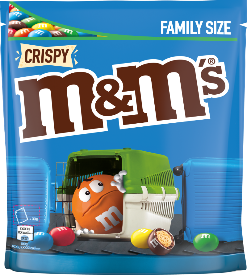M&M's - Crispy Pouch 340 g