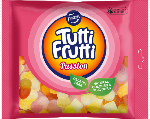 Fazer - Tutti Frutti Flower Power Candy Bag 450 g